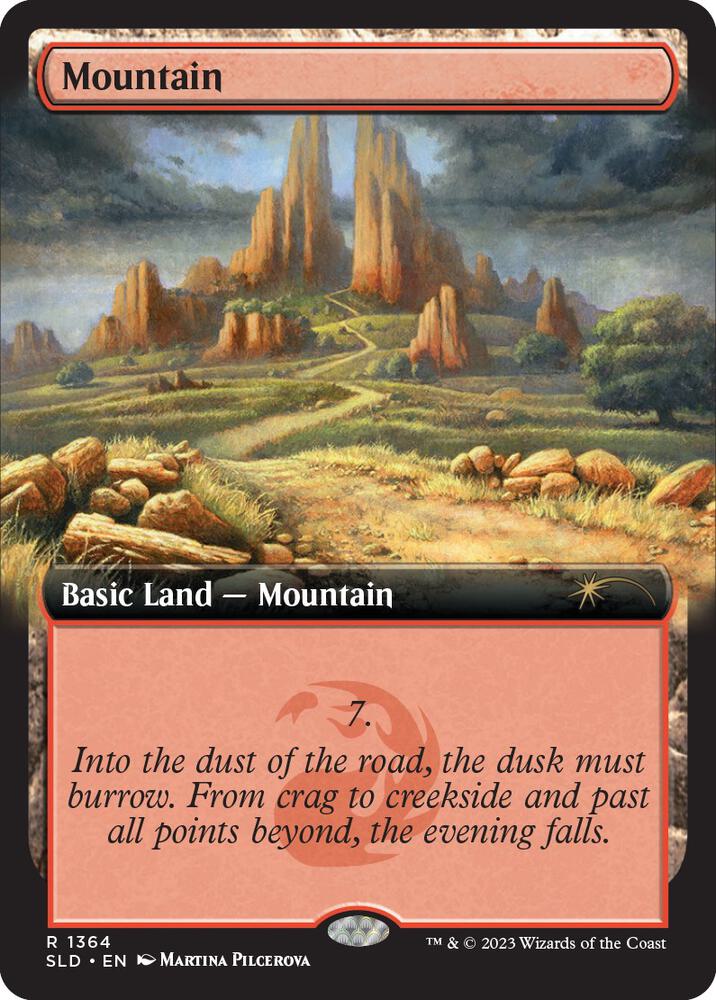Mountain (1364) [Secret Lair Drop] [Extended Art]