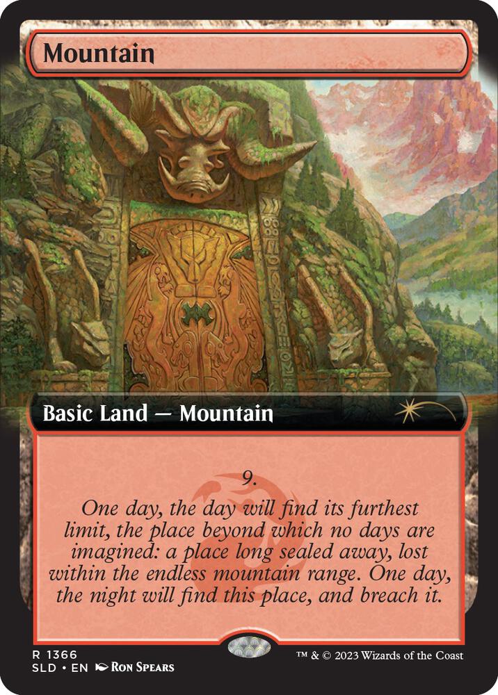 Mountain (1366) [Secret Lair Drop] [Extended Art]