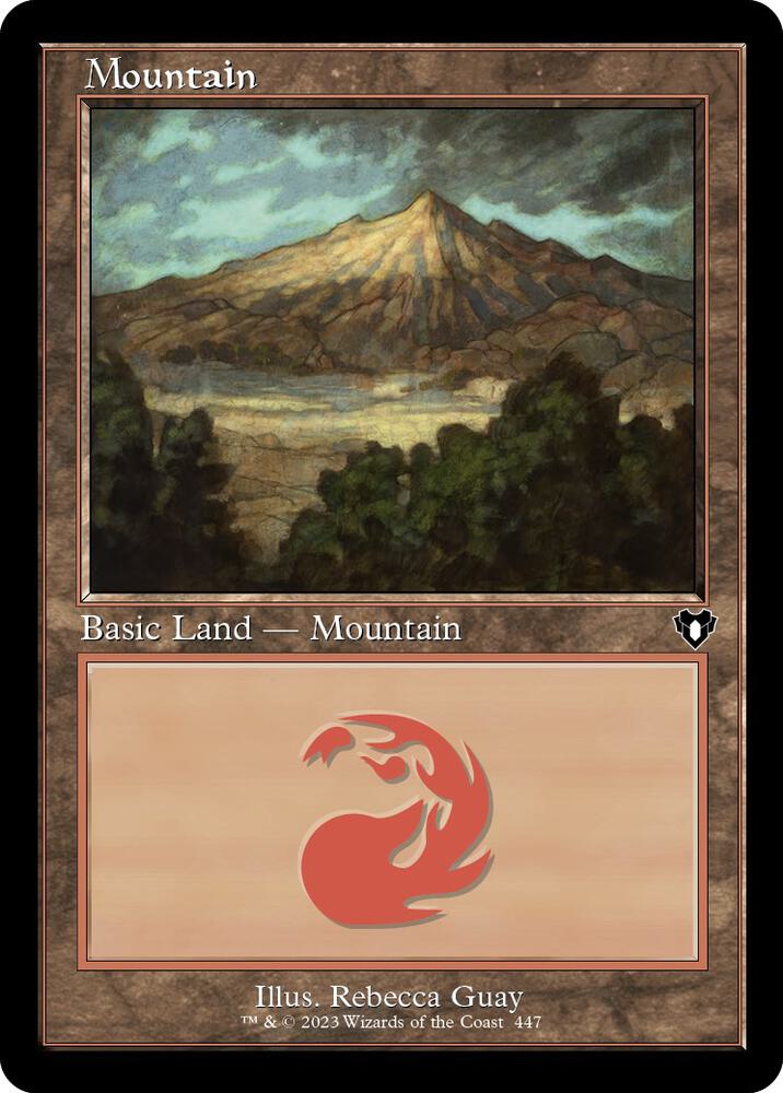 Mountain (447) (Retro Frame) [Commander Masters]