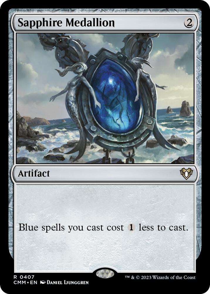 Sapphire Medallion (407) [Commander Masters]