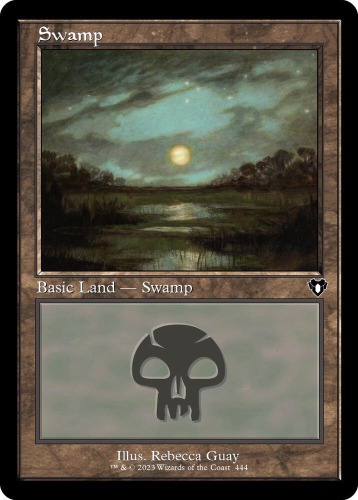Swamp (444) (Retro Frame) [Commander Masters]