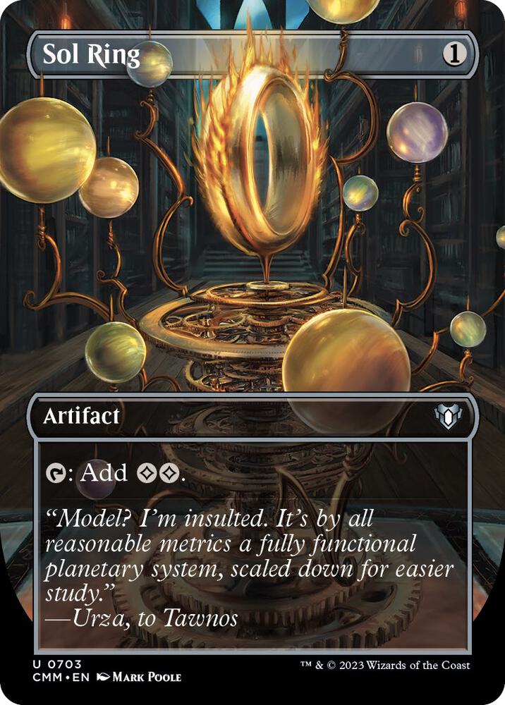 Sol Ring (Borderless) (703) [Commander Masters] [Borderless]