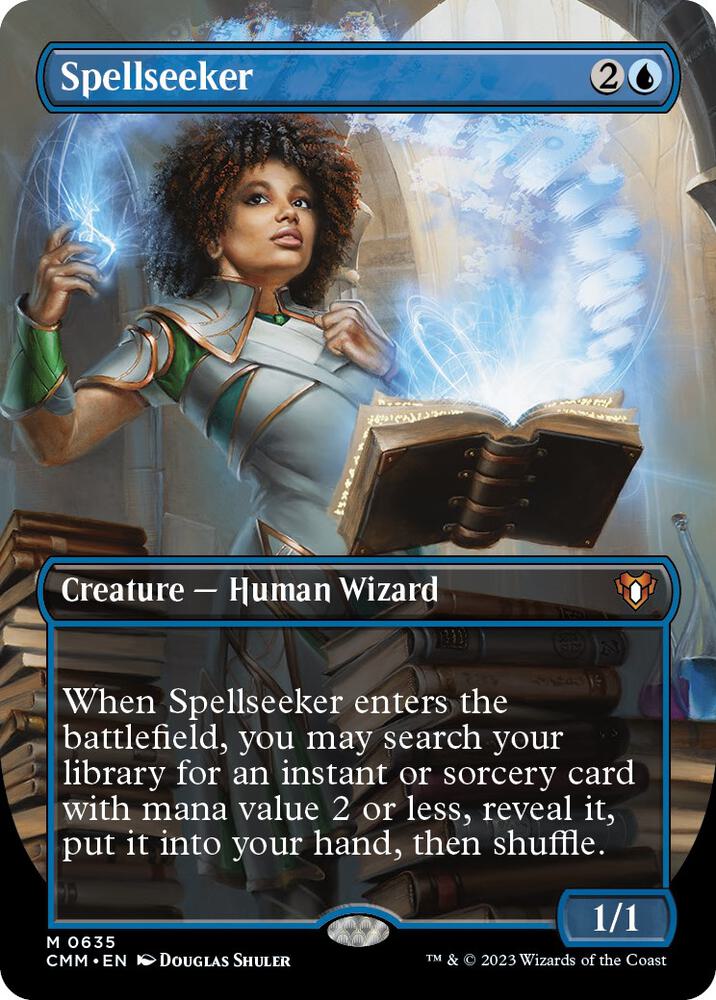 Spellseeker (Borderless) (635) [Commander Masters] [Borderless]