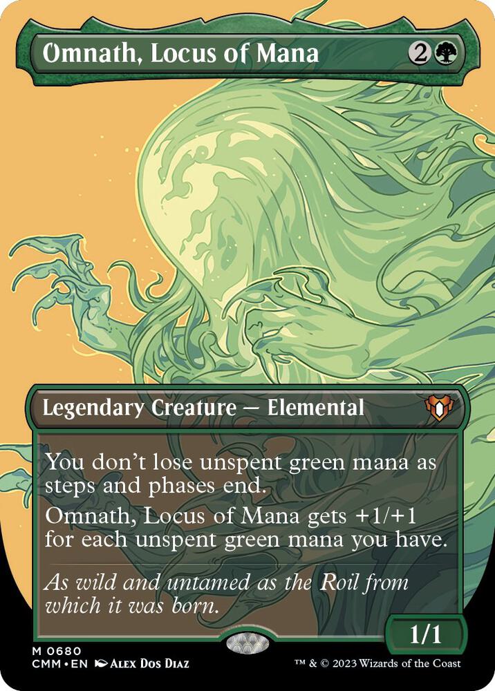 Omnath, Locus of Mana (Borderless) (680) [Commander Masters] [Borderless]