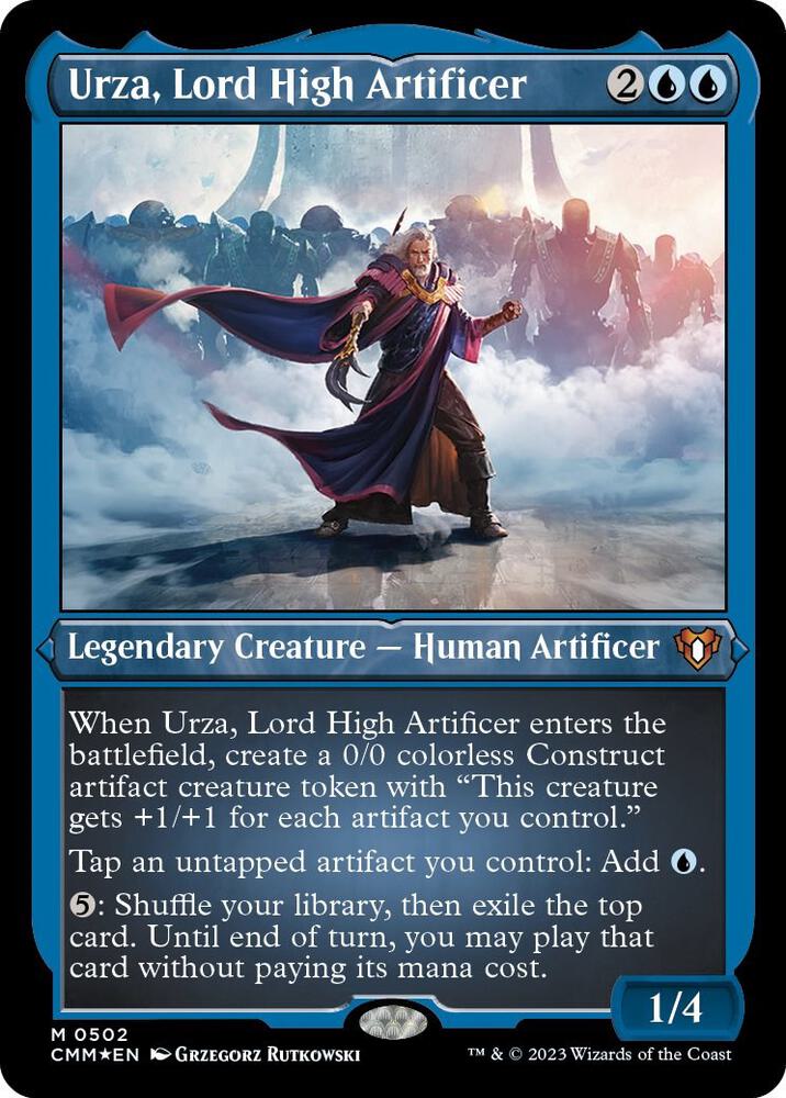 Urza, Lord High Artificer (Foil Etched) (502) [Commander Masters]