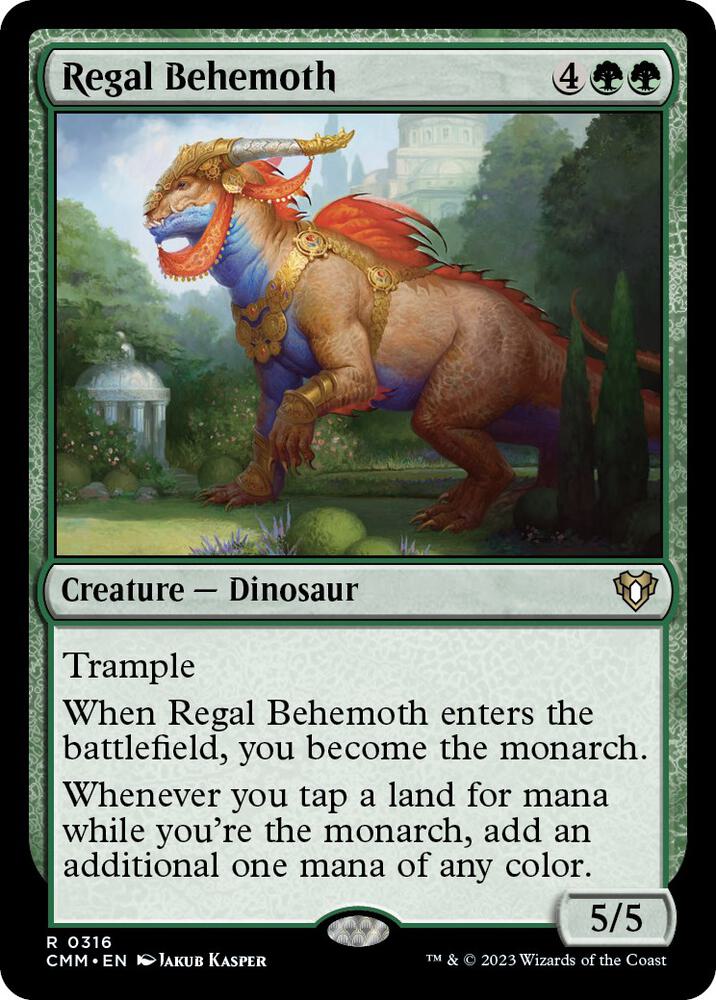 Regal Behemoth (316) [Commander Masters]