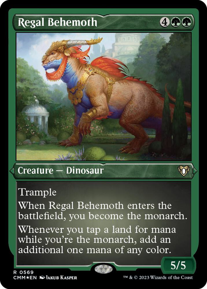 Regal Behemoth (Foil Etched) (569) [Commander Masters]