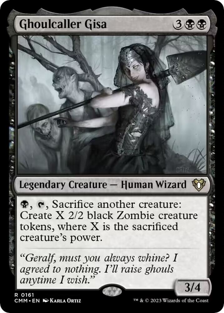 Ghoulcaller Gisa (161) [Commander Masters]
