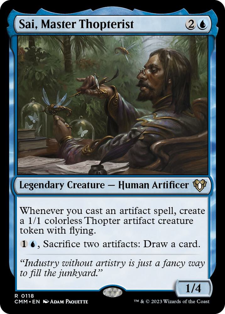 Sai, Master Thopterist (118) [Commander Masters]
