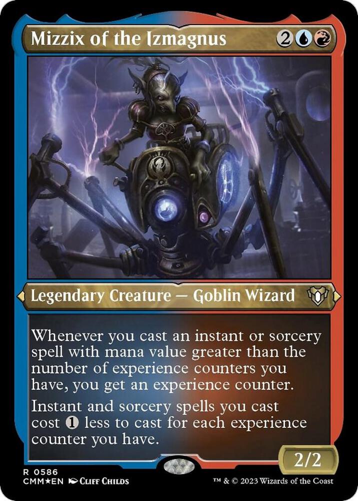 Mizzix of the Izmagnus (Foil Etched) (586) [Commander Masters]