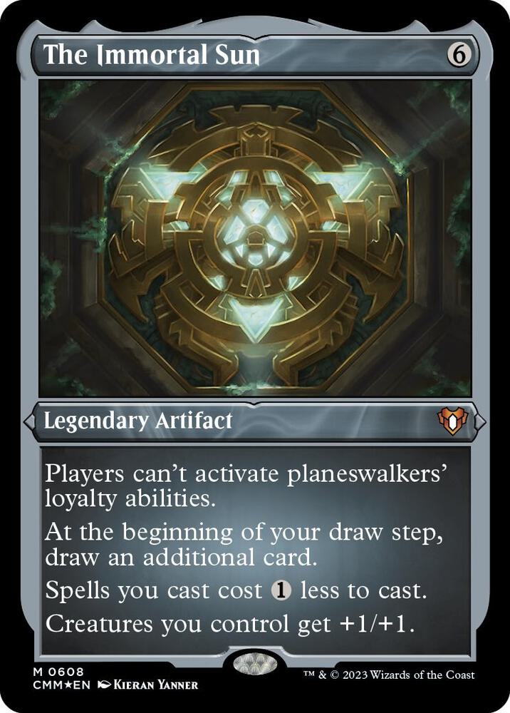 The Immortal Sun (Foil Etched) (608) [Commander Masters]