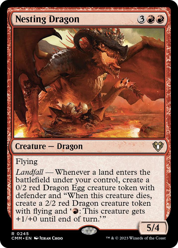 Nesting Dragon (245) [Commander Masters]
