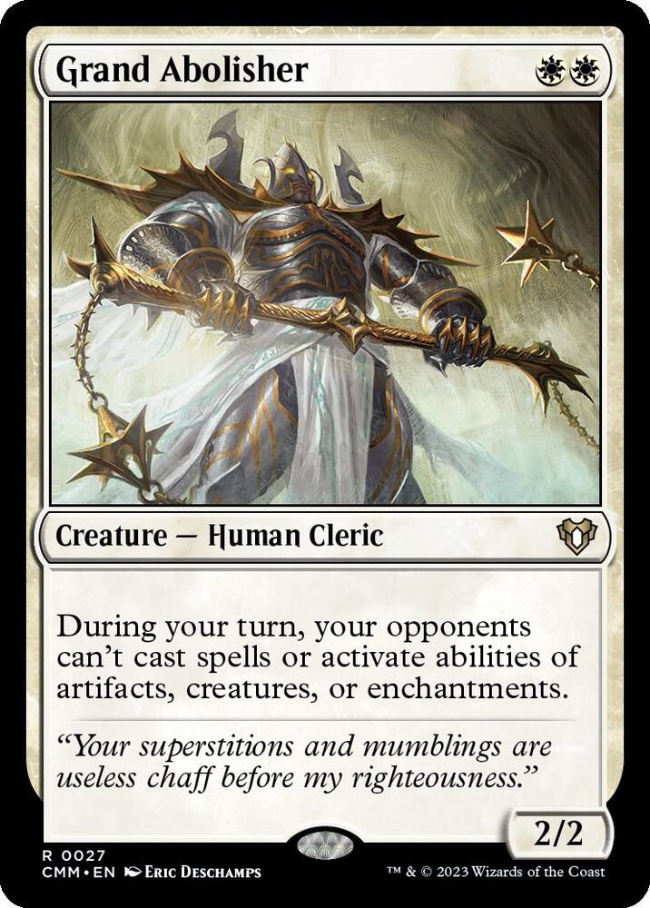 Grand Abolisher (27) [Commander Masters]