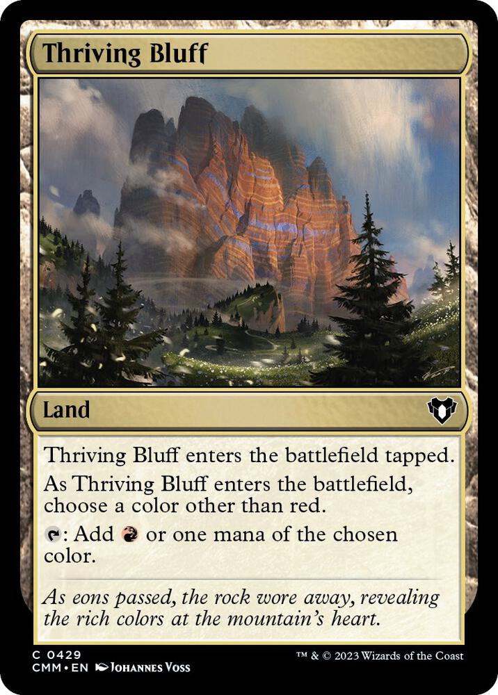 Thriving Bluff (429) [Commander Masters]