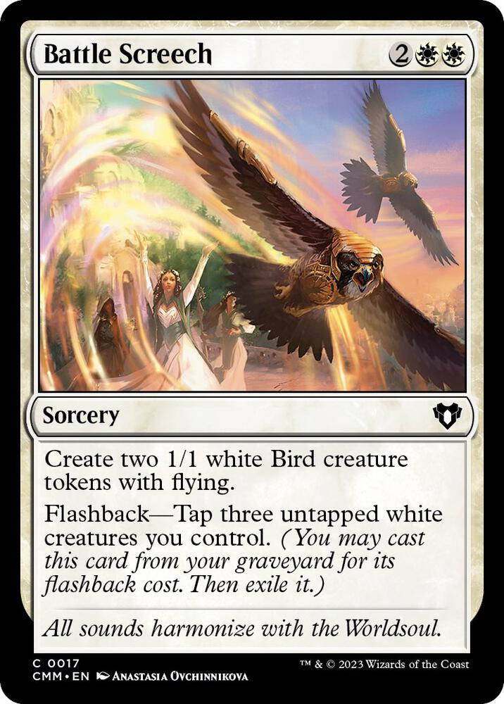 Battle Screech (17) [Commander Masters]