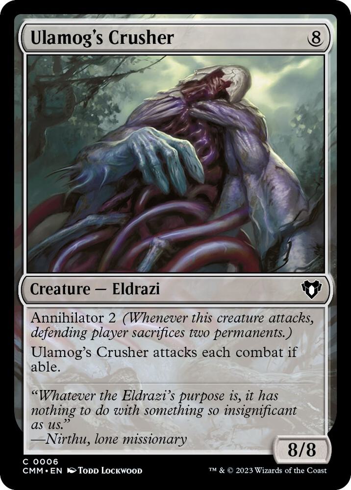 Ulamog's Crusher (6) [Commander Masters]