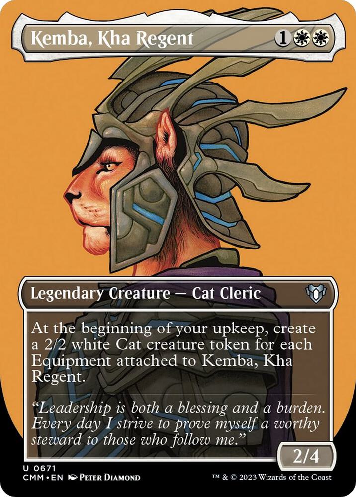 Kemba, Kha Regent (Borderless) (671) [Commander Masters] [Borderless]