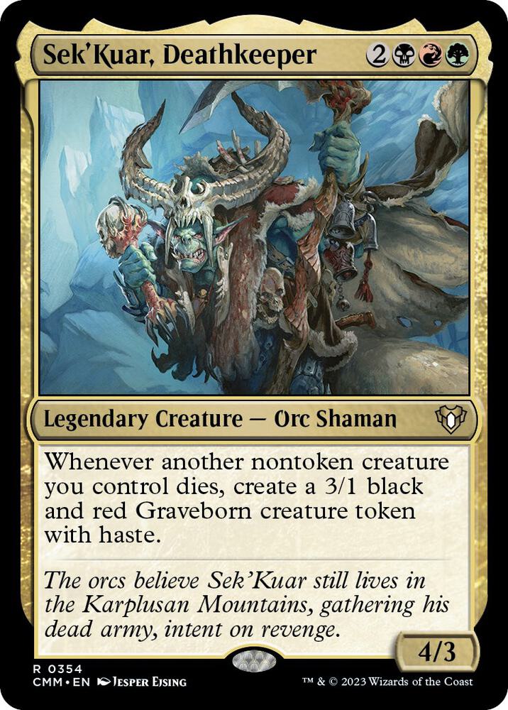 Sek'Kuar, Deathkeeper (354) [Commander Masters]