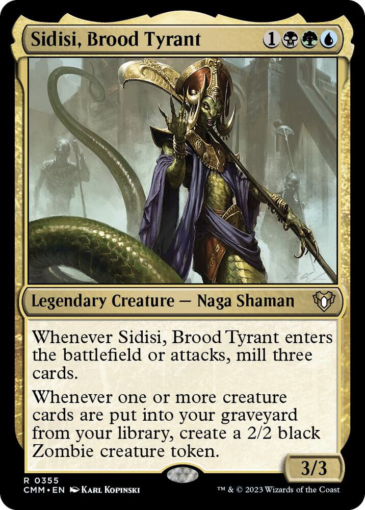 Sidisi, Brood Tyrant (355) [Commander Masters]