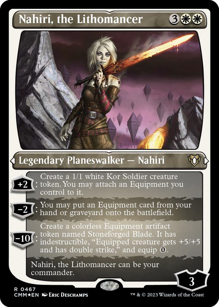 Nahiri, the Lithomancer (Foil Etched) (467) [Commander Masters]
