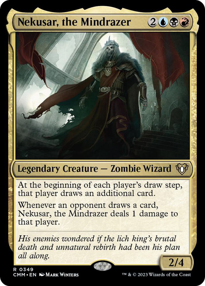 Nekusar, the Mindrazer (349) [Commander Masters]