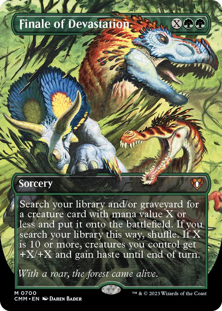 Finale of Devastation (Borderless) (700) [Commander Masters] [Borderless]