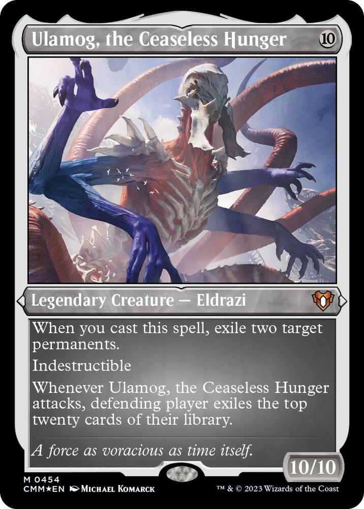 Ulamog, the Ceaseless Hunger (Foil Etched) (454) [Commander Masters]