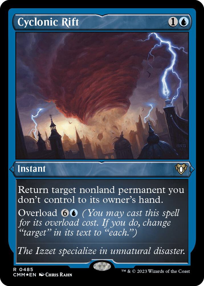 Cyclonic Rift (Foil Etched) (485) [Commander Masters]