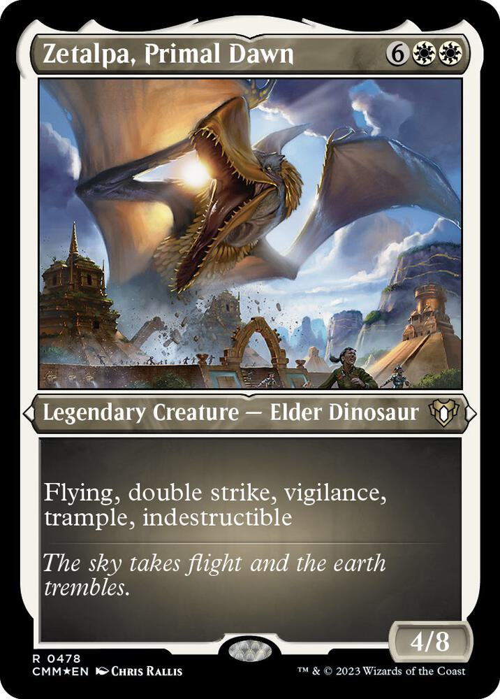 Zetalpa, Primal Dawn (Foil Etched) (478) [Commander Masters]
