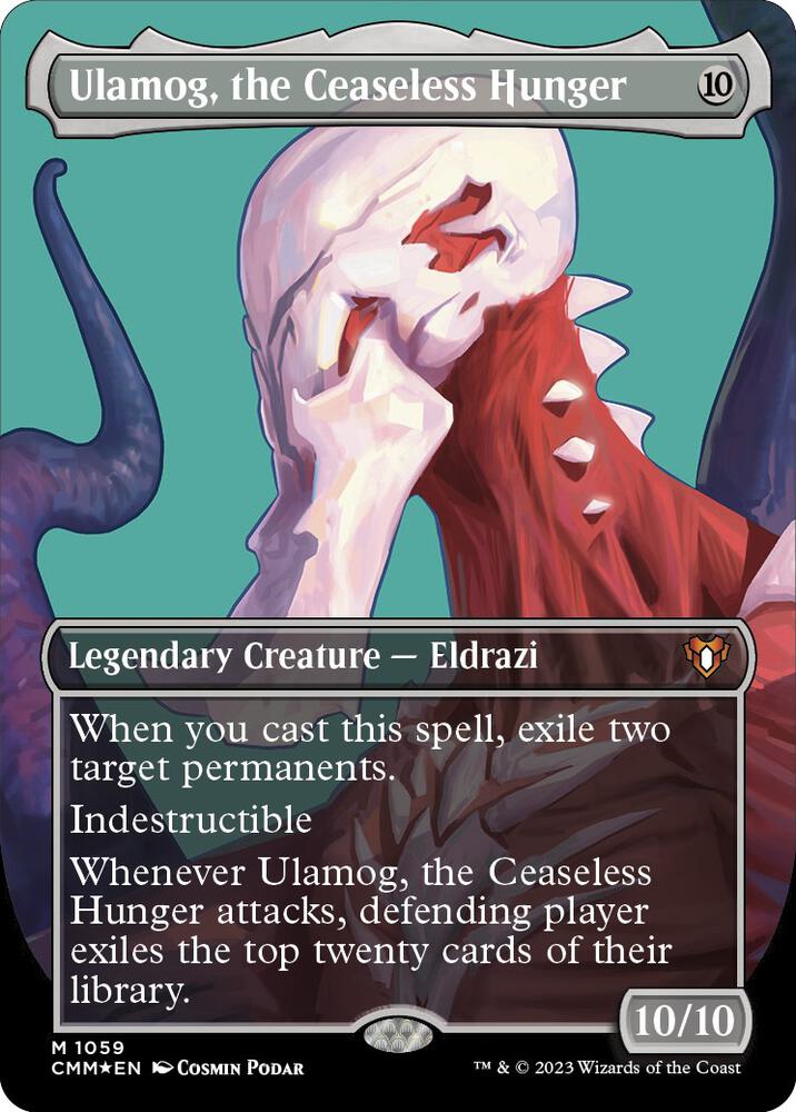 Ulamog, the Ceaseless Hunger (Textured Foil) (1059) [Commander Masters] [Borderless]