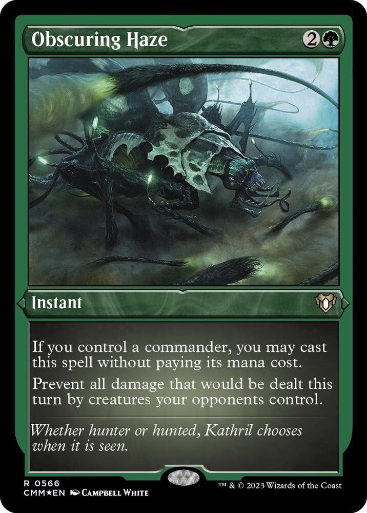 Obscuring Haze (Foil Etched) (566) [Commander Masters]