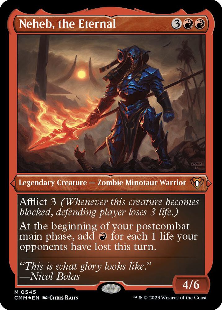 Neheb, the Eternal (Foil Etched) (545) [Commander Masters]
