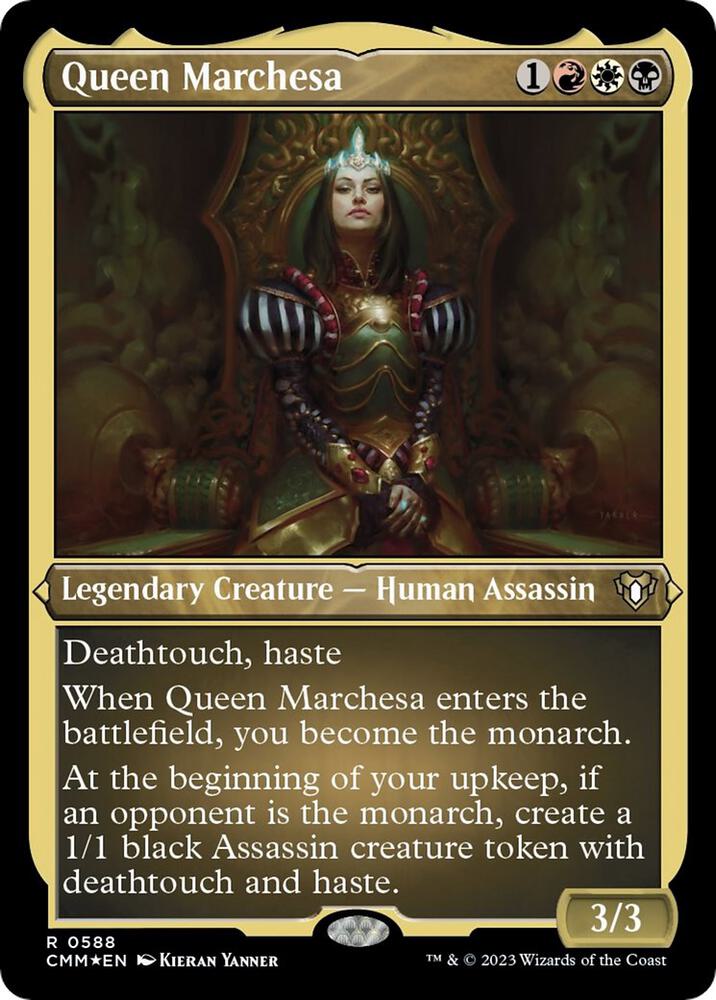 Queen Marchesa (Foil Etched) (588) [Commander Masters]