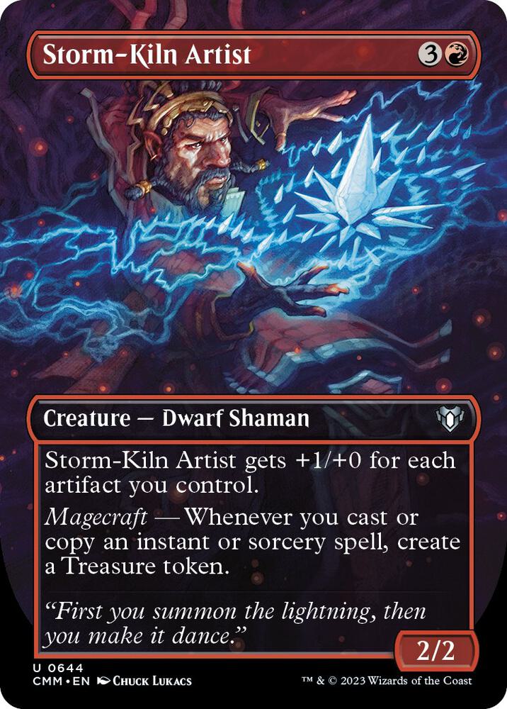Storm-Kiln Artist (Borderless) (644) [Commander Masters] [Borderless]