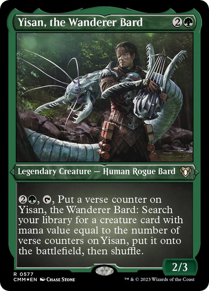 Yisan, the Wanderer Bard (Foil Etched) (577) [Commander Masters]