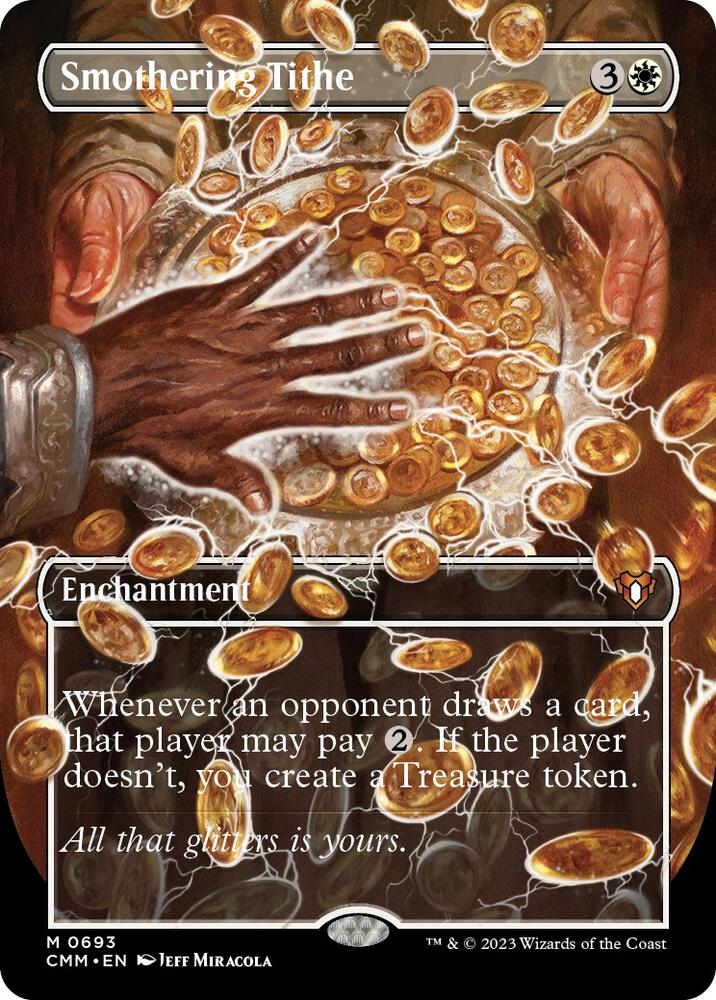 Smothering Tithe (Borderless) (693) [Commander Masters] [Borderless]