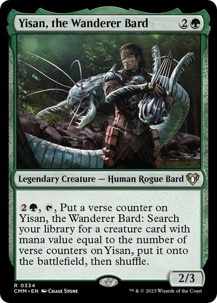 Yisan, the Wanderer Bard (334) [Commander Masters]
