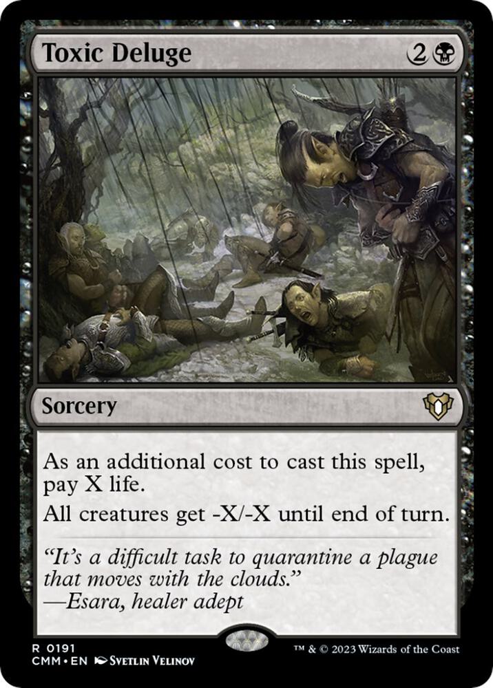 Toxic Deluge (191) [Commander Masters]