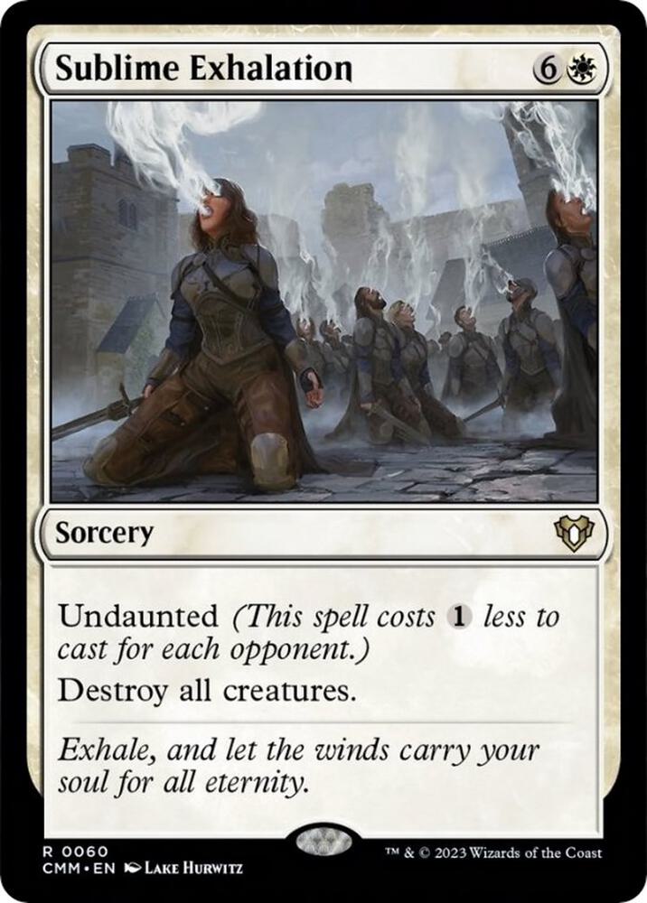 Sublime Exhalation (60) [Commander Masters]