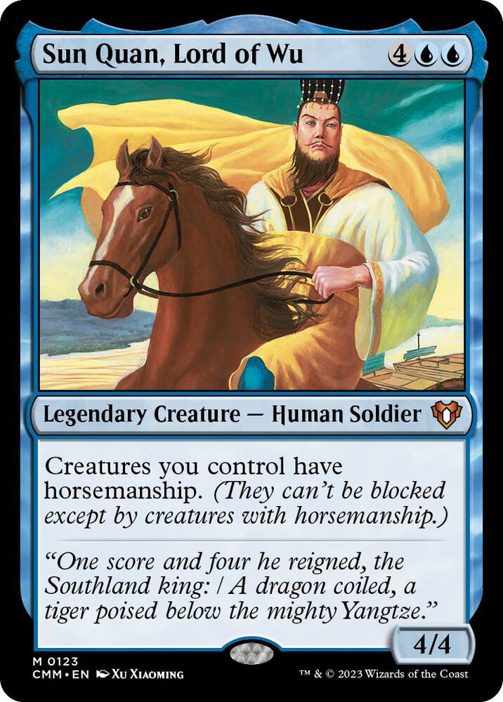 Sun Quan, Lord of Wu (123) [Commander Masters]