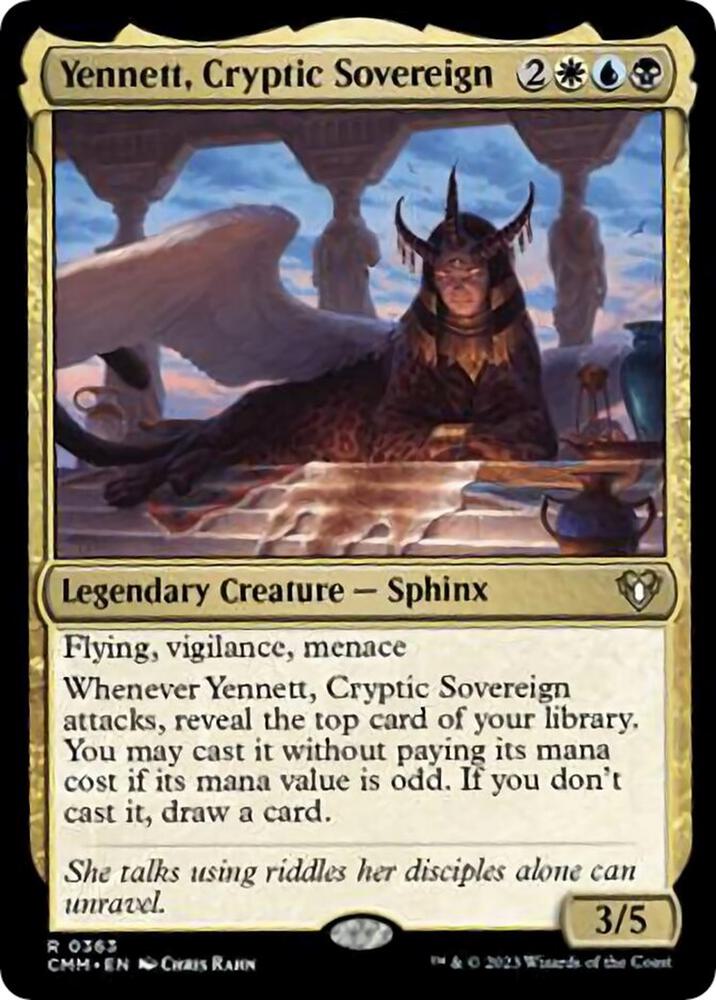 Yennett, Cryptic Sovereign (363) [Commander Masters]
