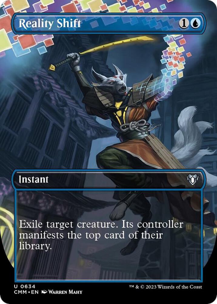 Reality Shift (Borderless) (634) [Commander Masters] [Borderless]