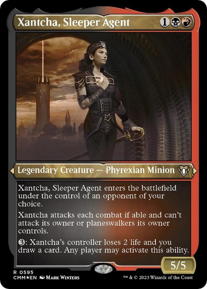 Xantcha, Sleeper Agent (Foil Etched) (595) [Commander Masters]