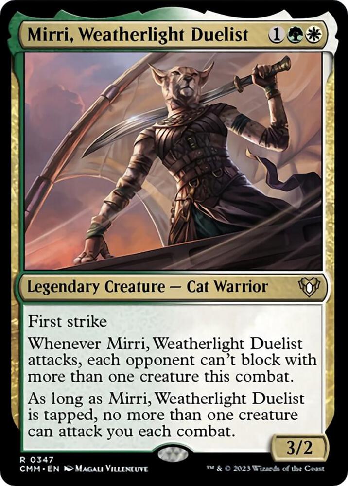 Mirri, Weatherlight Duelist (347) [Commander Masters]