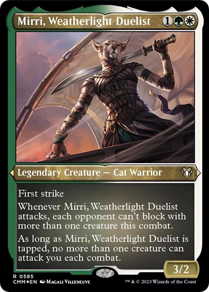 Mirri, Weatherlight Duelist (Foil Etched) (585) [Commander Masters]