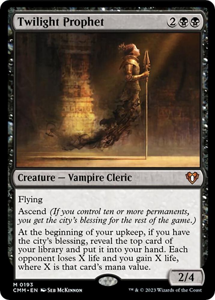 Twilight Prophet (193) [Commander Masters]