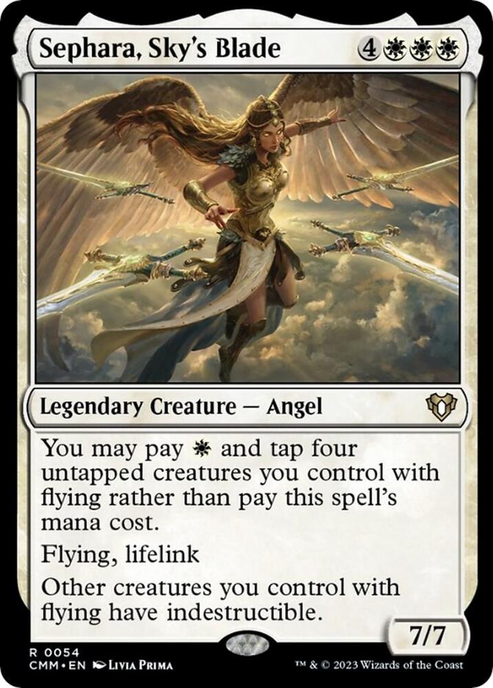Sephara, Sky's Blade (54) [Commander Masters]