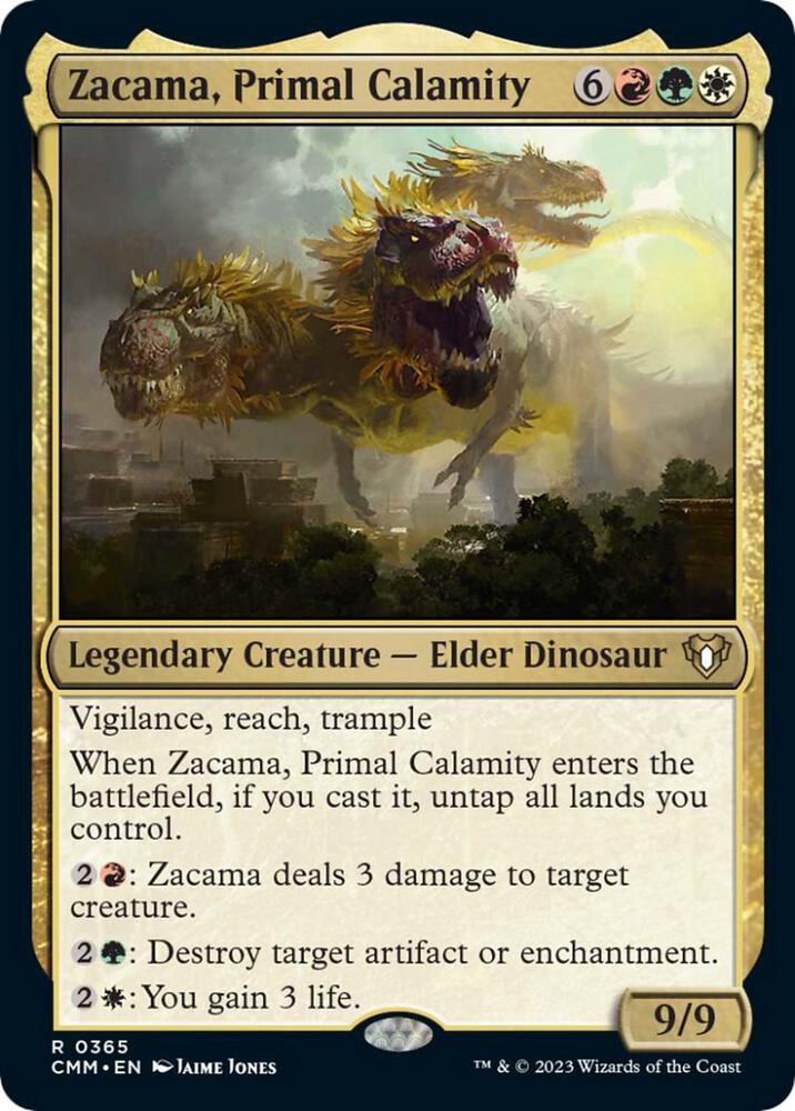 Zacama, Primal Calamity (365) [Commander Masters]