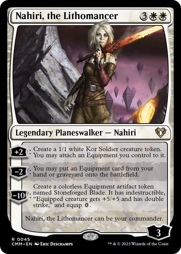 Nahiri, the Lithomancer (45) [Commander Masters]