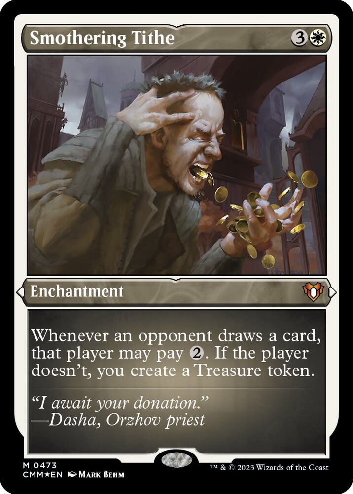 Smothering Tithe (Foil Etched) (473) [Commander Masters]